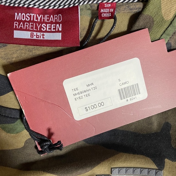 New! Mostly heard rarely seen camo all eyes on me Tee - Picture 2 of 4